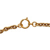 Chanel 24kt Gold Vintage Horse Medallion Necklace