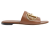 Gucci Slide Sandal With Horsebit "Light Brown"