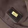CHANEL 1997-1999 Brown Suede Logo Shoulder Bag
