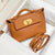 Hermes Bag Brown with Gold Buckle Calfkin 250264