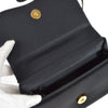 CHANEL 1997-1999 Bead Shoulder Bag Black Satin