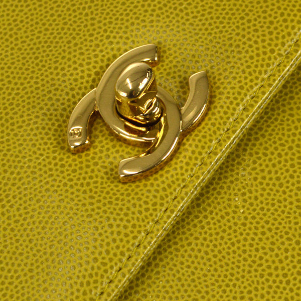 CHANEL 1997-1999 Trapezoid Flap Shoulder Bag Medium