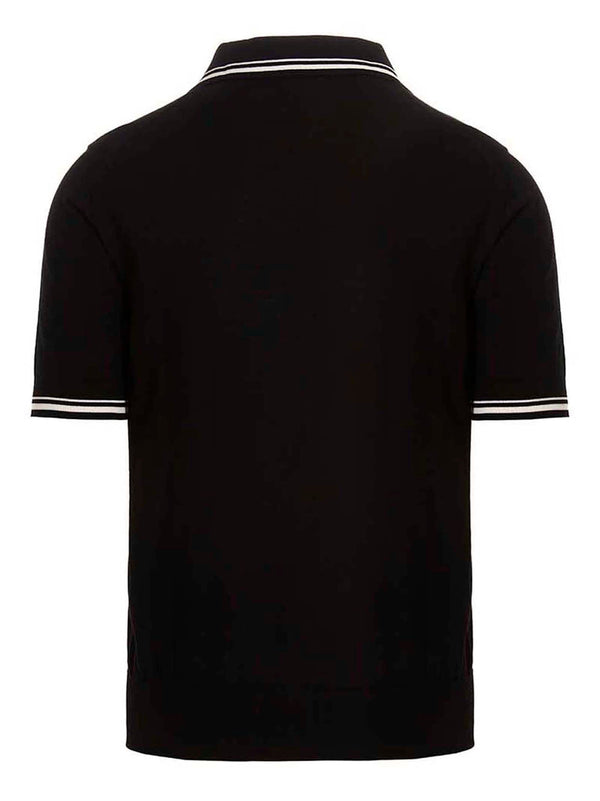 Black Sicily Polo Bianco/Nero