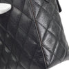 CHANEL 1996-1997 Flap Box Shoulder Bag Small Black Caviar