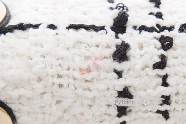 Chanel 2022+Black & White Tweed Flap Cross-Body AS IS