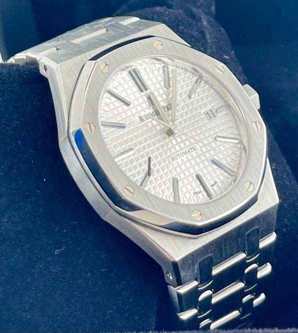 Royal Oak 41mm Silver Dial Full Set Like New