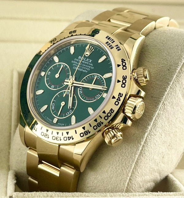 Daytona Cosmograph 116508 Green Dial 18K Yellow Gold Jhon Mayer 2018