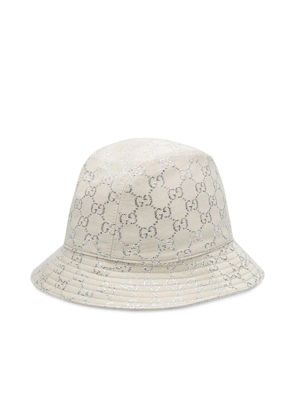 Bucket hat with jacquard logo