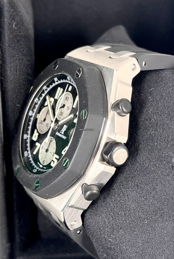 Royal Oak Offshore Chronograph with archive papers New strap