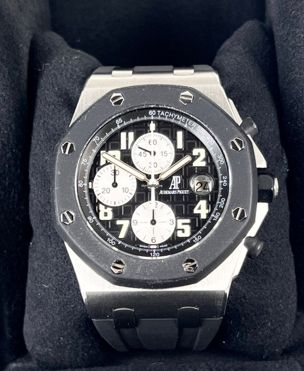 Royal Oak Offshore Chronograph with archive papers New strap
