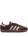 Samba OG Maroon/Crystal Sand/Gold Metallic sneakers