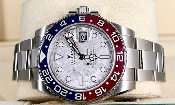 GMT-Master II Meteorite Dial 18K White Gold Full Set Mint