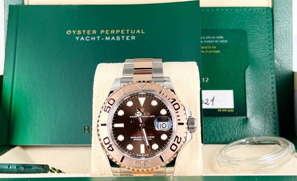 Yacht-Master 40 Rose Gold 18K Chocolate Dial Full set