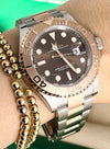 Yacht-Master 40 Rose Gold 18K Chocolate Dial Full set