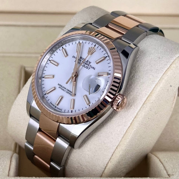 Rolex Datejust 36 18K Rose Gold Like New