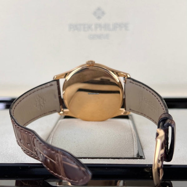 Calatrava Manual Winding 18K Rose Gold Full Set Unpolished