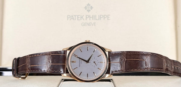 Calatrava Manual Winding 18K Rose Gold Full Set Unpolished