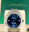 Oyster Perpetual 39 Blue Dial Like New Watch Only
