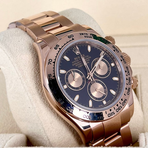 Daytona Black Dial Rose Gold Mint