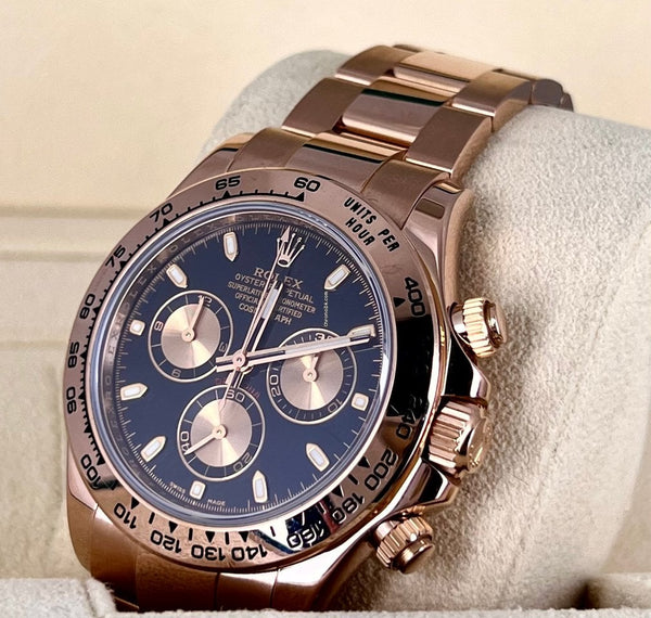 Daytona Black Dial Rose Gold Mint