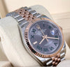 Datejust 36 Steel rose Gold new 2022 full set wimbeldon dial