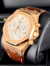 Royal Oak Chronograph kasparov Rose gold white dial box an