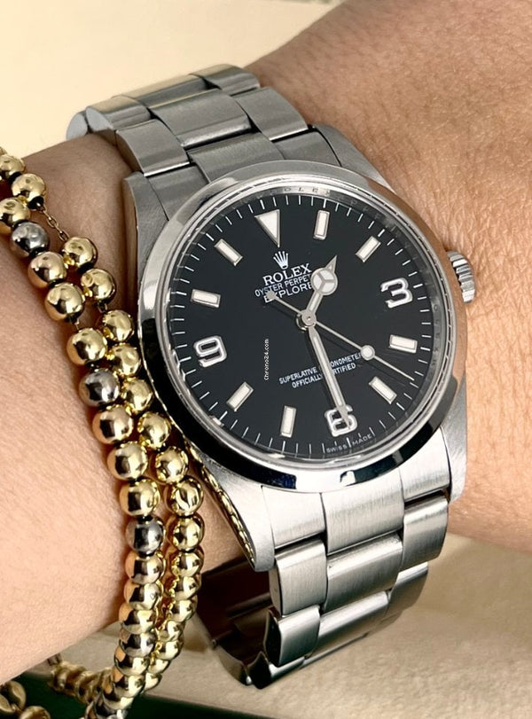 Explorer 36 mm watch only watch V serial 2009