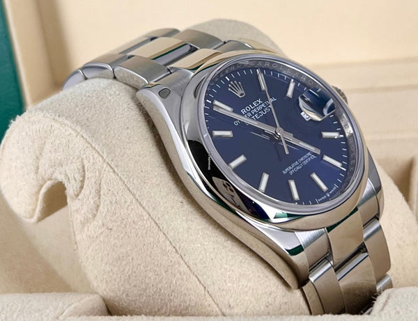 Rolex Datejust 46 Blue stick dial New 2024
