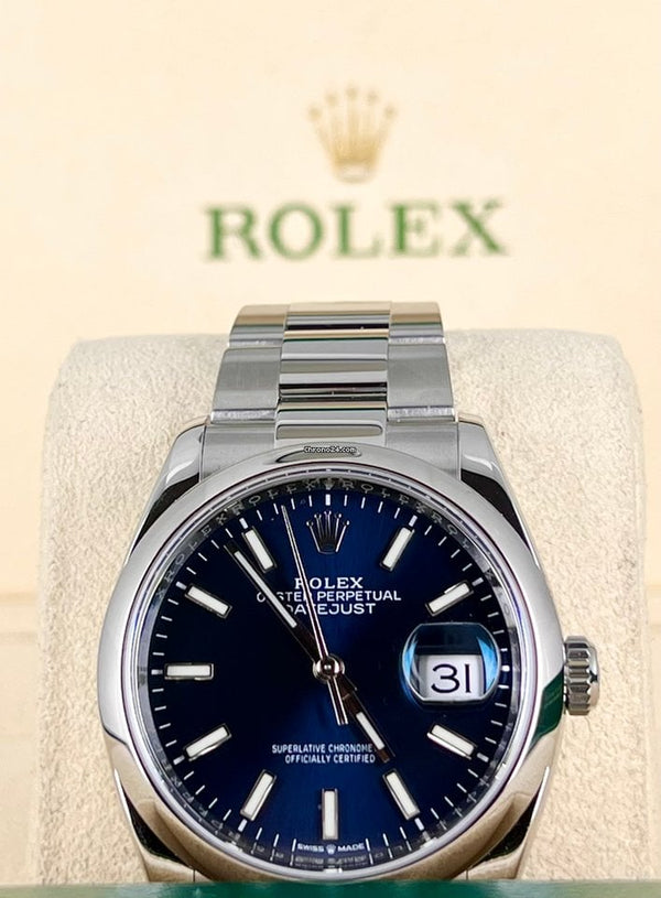 Rolex Datejust 46 Blue stick dial New 2024