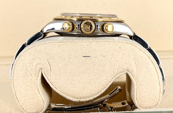 Steel & Gold 18K Yellow Gold Box and Papers