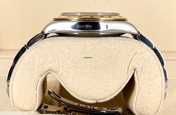 Steel & Gold 18K Yellow Gold Box and Papers