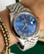 Datejust 41 18K white Gold Bezel Jubille Blue Azzuro Dial Box Papers