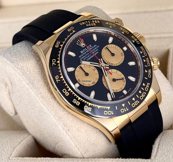 Daytona 18K Yellow Gold Paul Newman OysterFlex Mint