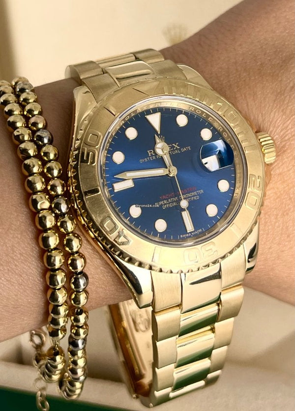 Yacht-Master 40 18K yellow Gold 2008 Like new after service 06/23