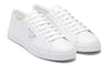 Prada Brushed Leather Sneaker 'White'