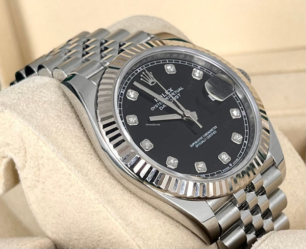 Datejust 41 Black Diamonds Dial