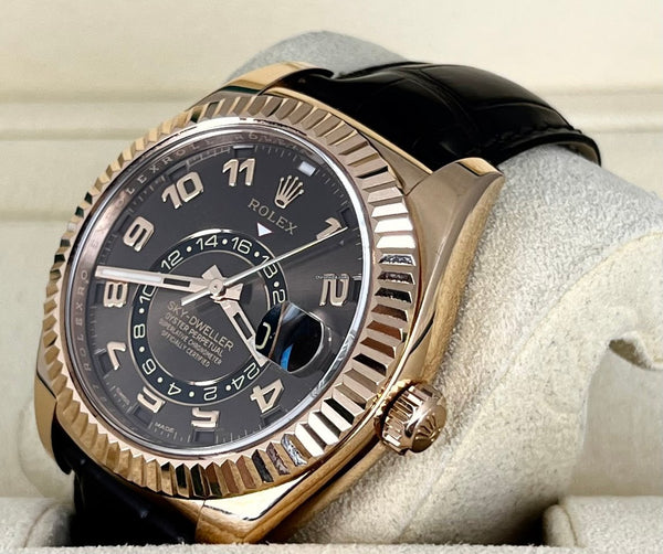 Sky-Dweller Chocolate Rose Gold 18K Full set 2015