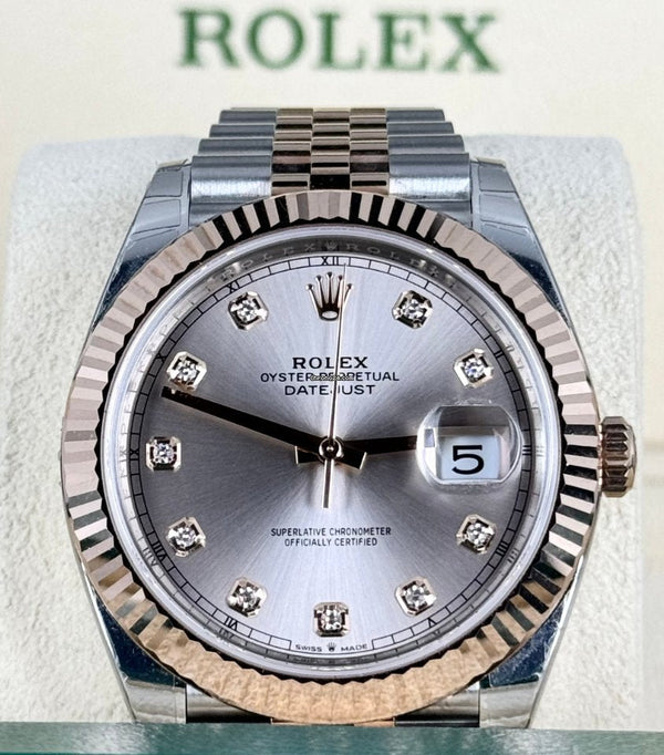 Datejust 41 Sundust Diamond Dial Stickers 18K Rose Gold