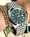 Rolex Datejust 41 Certified Green Motif. Jubille