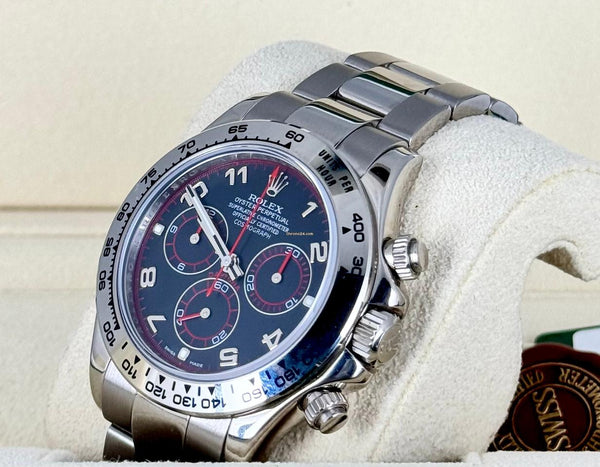 Daytona 18K White Gold Serviced by Rolex