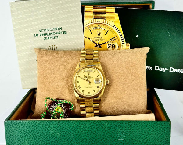 Rolex Day-Date 36 Box papers condition very good
