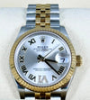Datejust 31 Factory Diamonds Dial Steel 18K Gold Full Set