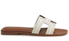 Hermès Oran slides "White"