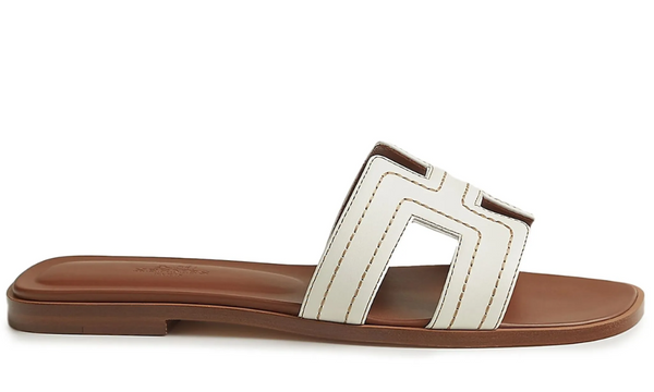 Hermès Oran slides "White"