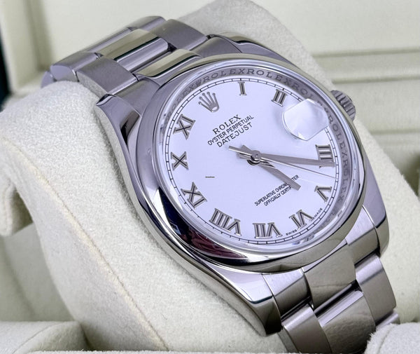 Rolex Datejust 36 Certified B&P LC AT