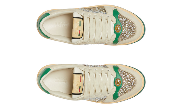 Gucci Screener 'GG Monogram Crystal - Ivory Green'