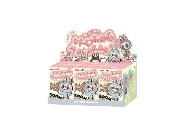 Pop Mart Labubu The Monsters Tasty Macarons Vinyl Face Blind Box Whole Set (6 Blind Boxes)