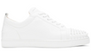 Christian Louboutin Louis Junior Spikes Flat Calf 'White'