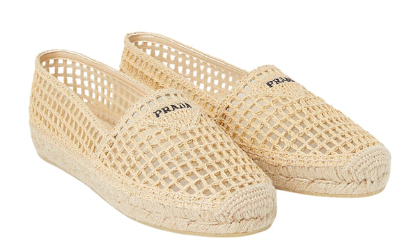 Prada Crochet espadrilles 'Natural'