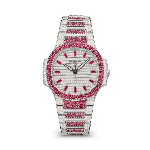 Nautilus Haute Joaillerie Red Gems Full Diamonds